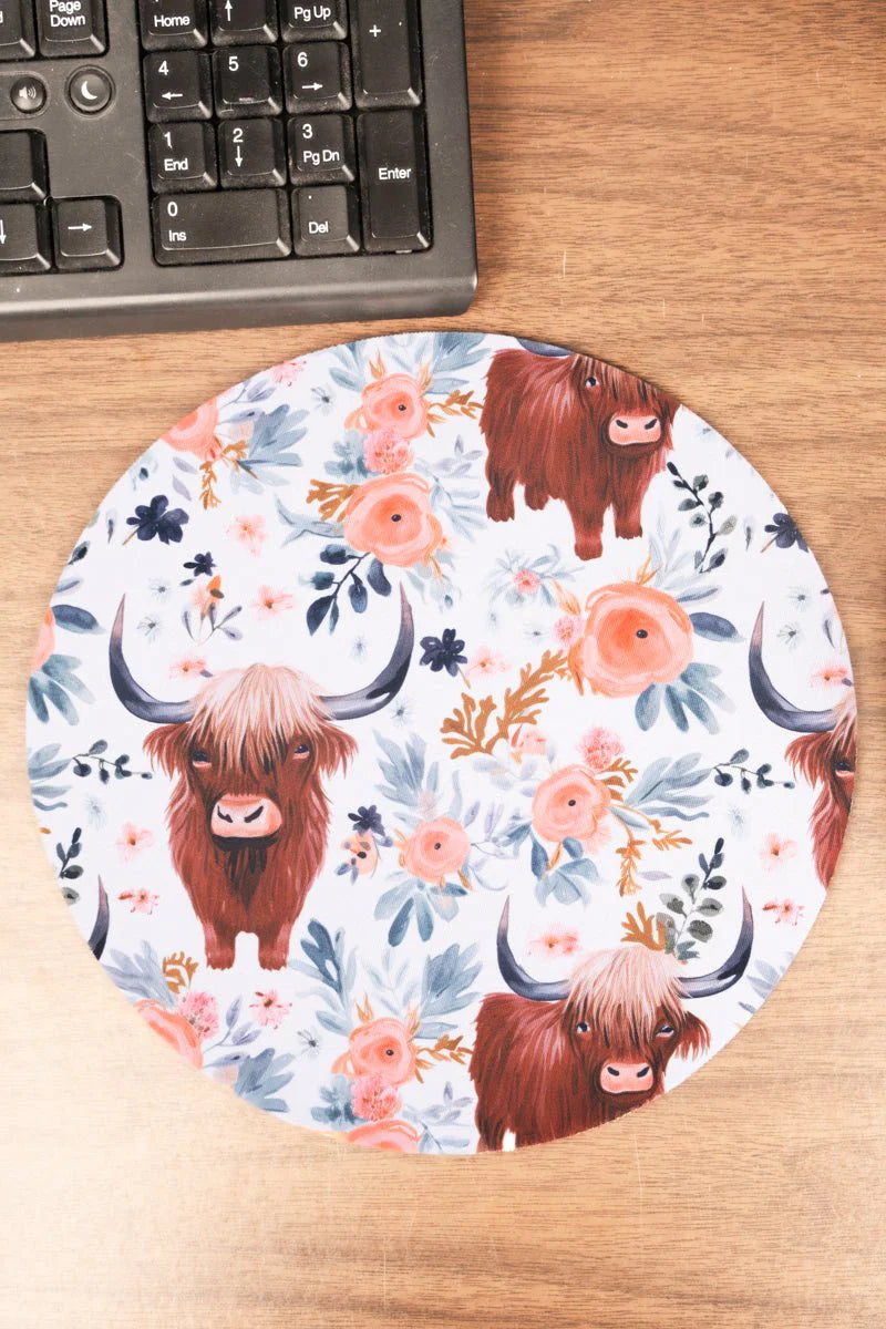 Western Round Mousepad