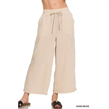 Wide Leg Pants W/ Pockets