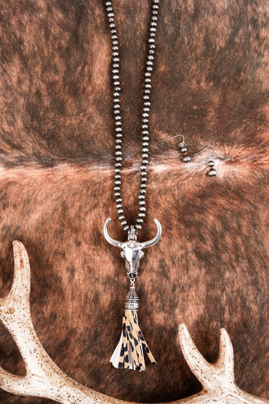 Wildridge Steer Tassel Necklace Set