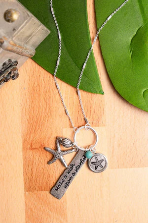 Wish Upon A Starfish Charm Necklace