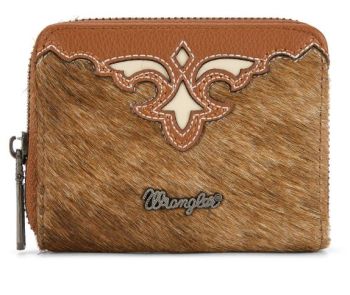 Wrangler Cowhide Zip-Around Wallet