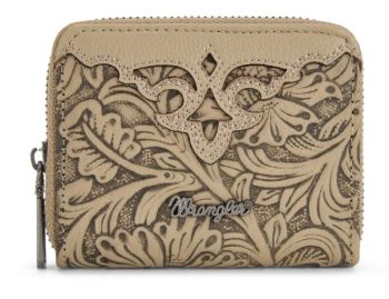 Wrangler Tooled Zip-Around Wallet