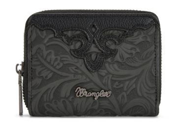 Wrangler Tooled Zip-Around Wallet