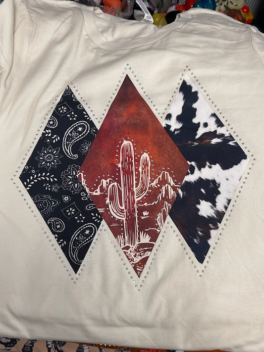 Bling 3 Diamond Tee