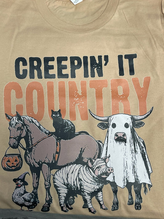 Creepin' It Country Tee