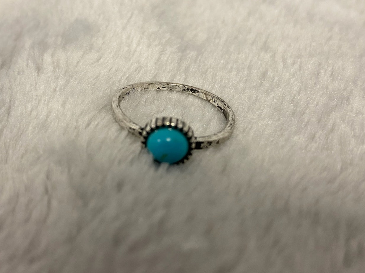 Turquoise Lorelei Circle Ring