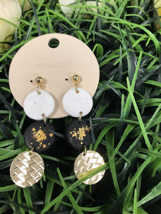 Gold Speckled Earrings