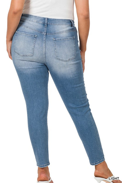 Curvy High-Rise Denim Skinny Jeans